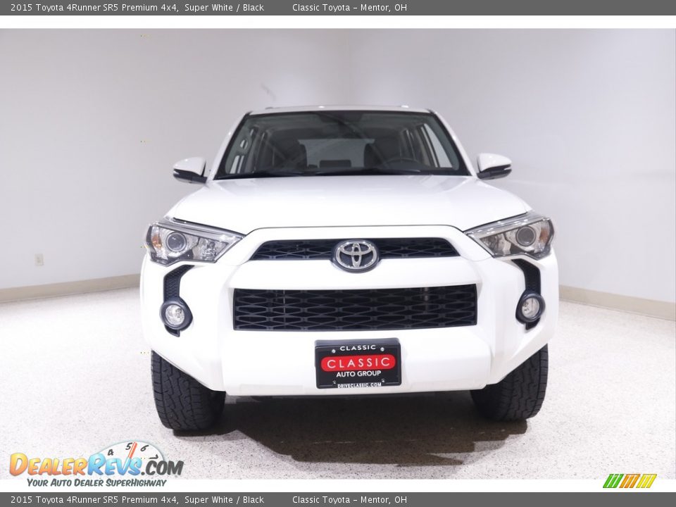 2015 Toyota 4Runner SR5 Premium 4x4 Super White / Black Photo #2