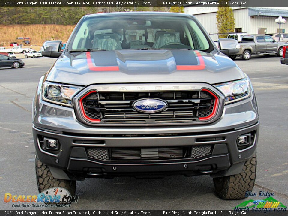 2021 Ford Ranger Lariat Tremor SuperCrew 4x4 Carbonized Gray Metallic / Ebony Photo #8