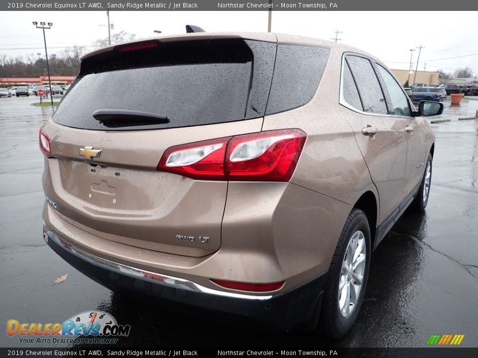 2019 Chevrolet Equinox LT AWD Sandy Ridge Metallic / Jet Black Photo #8