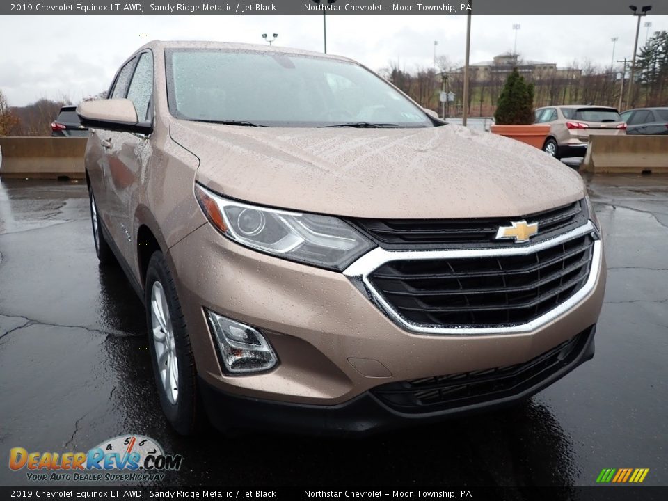 2019 Chevrolet Equinox LT AWD Sandy Ridge Metallic / Jet Black Photo #12