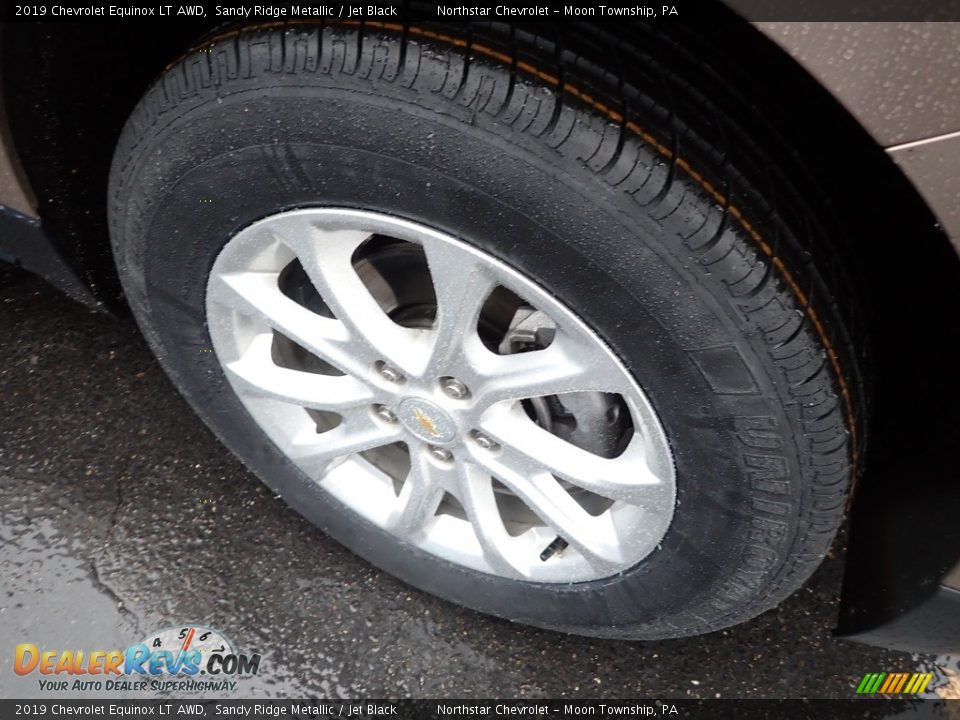 2019 Chevrolet Equinox LT AWD Sandy Ridge Metallic / Jet Black Photo #14
