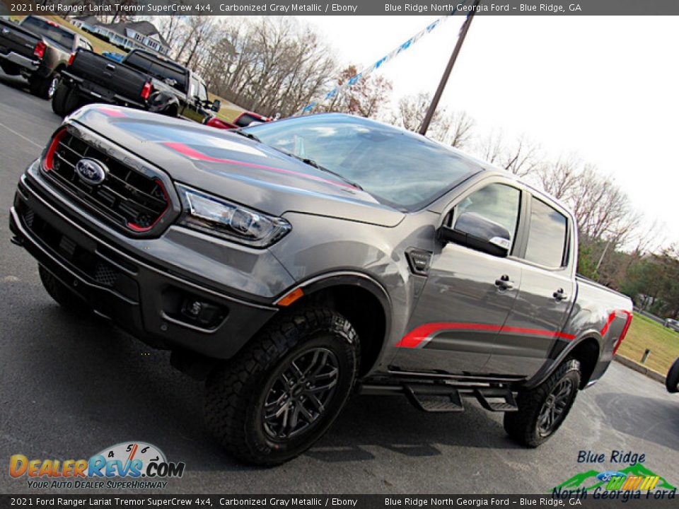 2021 Ford Ranger Lariat Tremor SuperCrew 4x4 Carbonized Gray Metallic / Ebony Photo #26