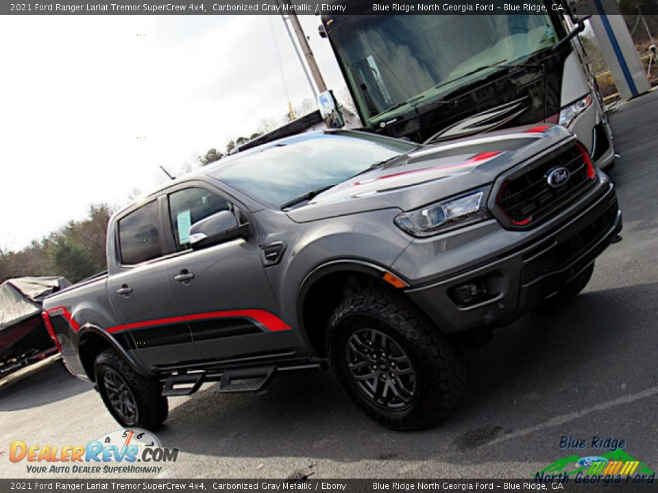 2021 Ford Ranger Lariat Tremor SuperCrew 4x4 Carbonized Gray Metallic / Ebony Photo #27