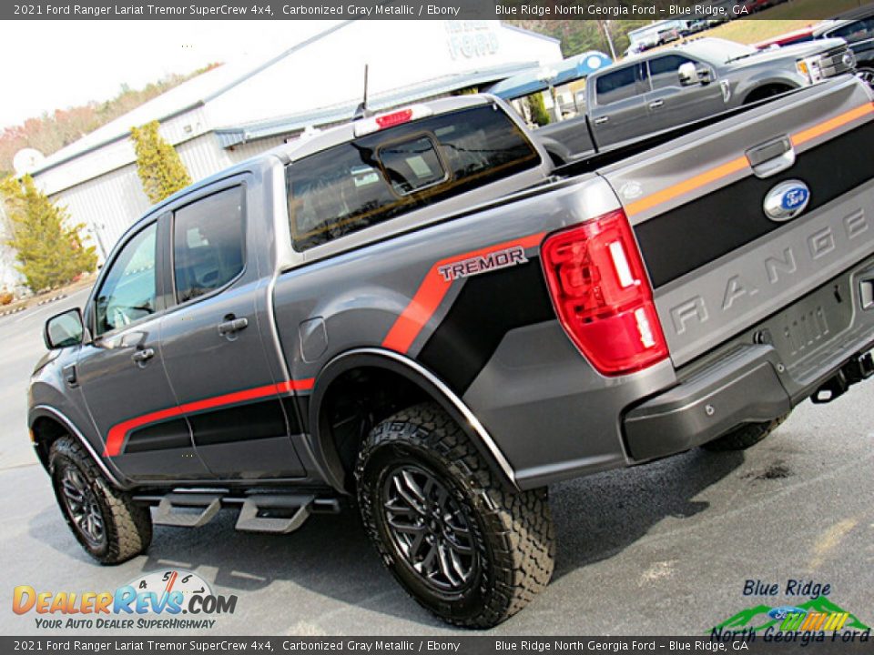 2021 Ford Ranger Lariat Tremor SuperCrew 4x4 Carbonized Gray Metallic / Ebony Photo #29