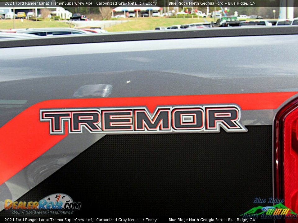 2021 Ford Ranger Lariat Tremor SuperCrew 4x4 Carbonized Gray Metallic / Ebony Photo #30