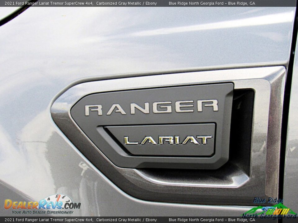 2021 Ford Ranger Lariat Tremor SuperCrew 4x4 Carbonized Gray Metallic / Ebony Photo #31