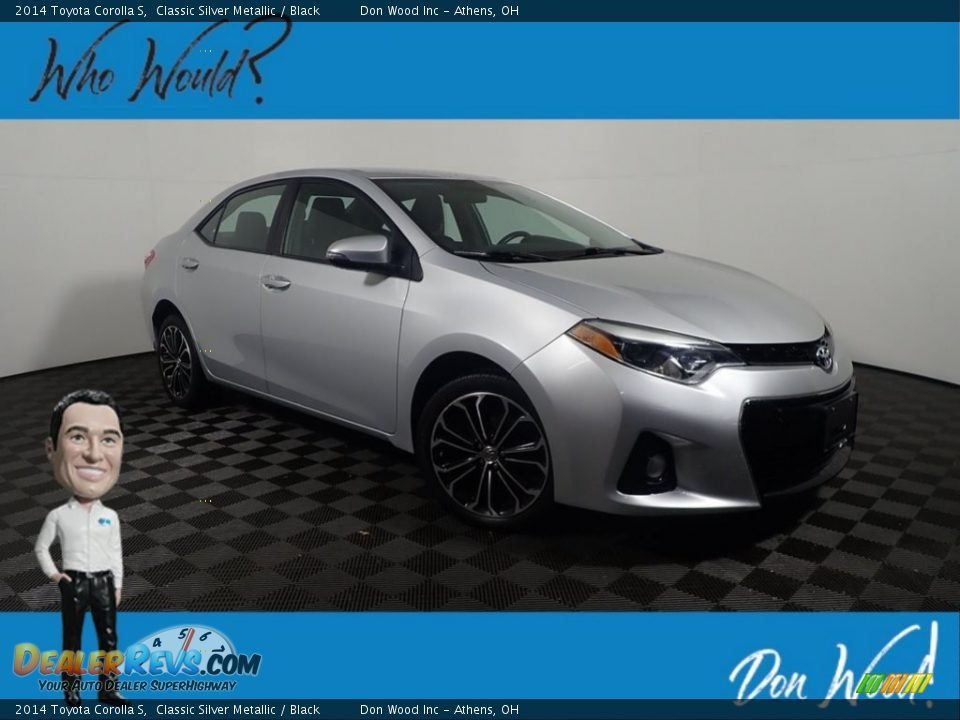 2014 Toyota Corolla S Classic Silver Metallic / Black Photo #1