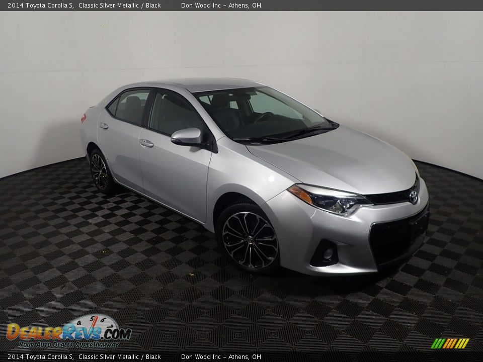 2014 Toyota Corolla S Classic Silver Metallic / Black Photo #3