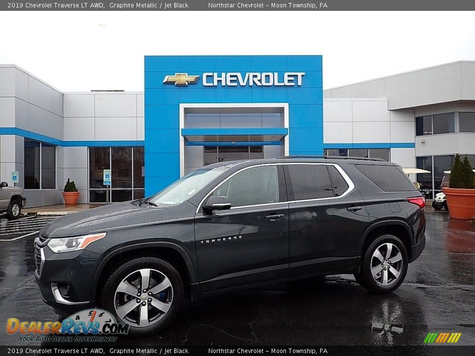 2019 Chevrolet Traverse LT AWD Graphite Metallic / Jet Black Photo #1