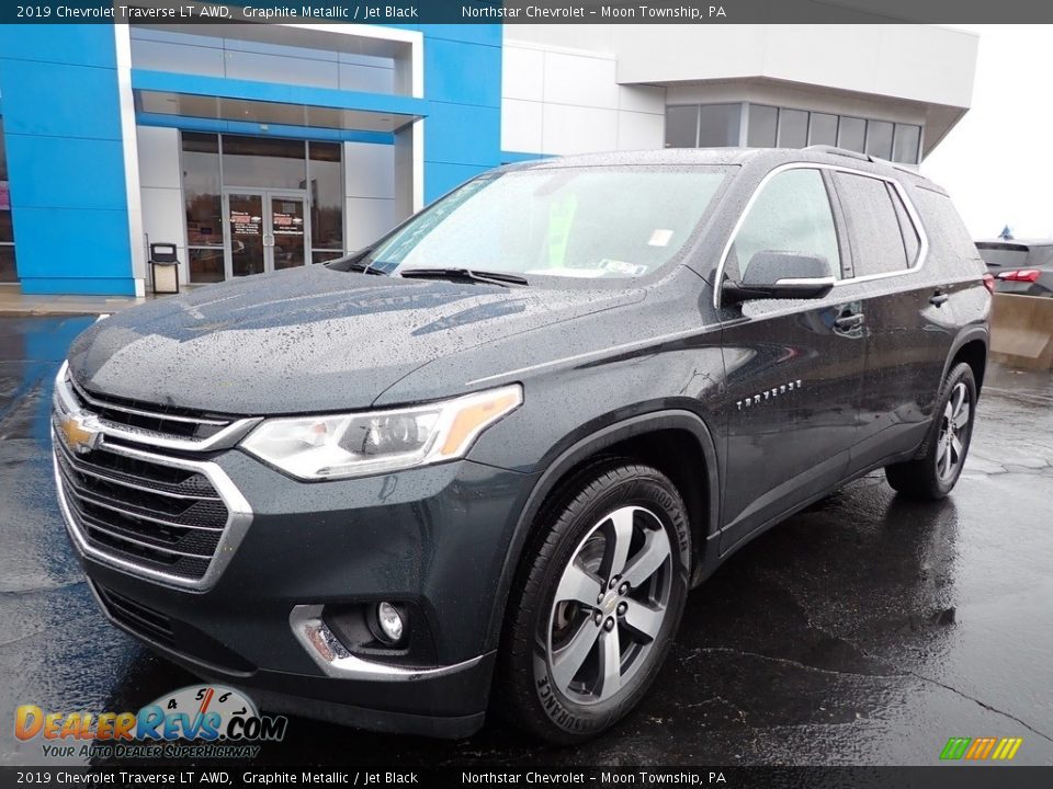 2019 Chevrolet Traverse LT AWD Graphite Metallic / Jet Black Photo #2