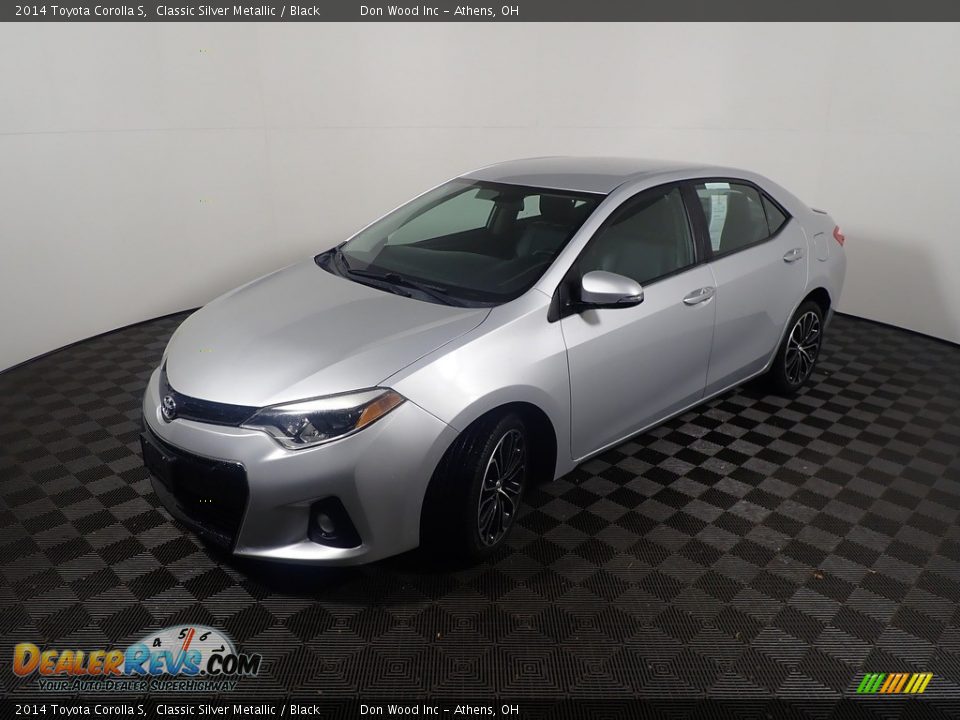 2014 Toyota Corolla S Classic Silver Metallic / Black Photo #9