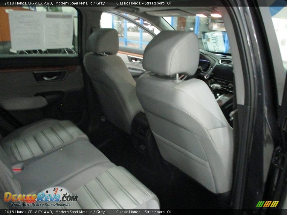 2018 Honda CR-V EX AWD Modern Steel Metallic / Gray Photo #19