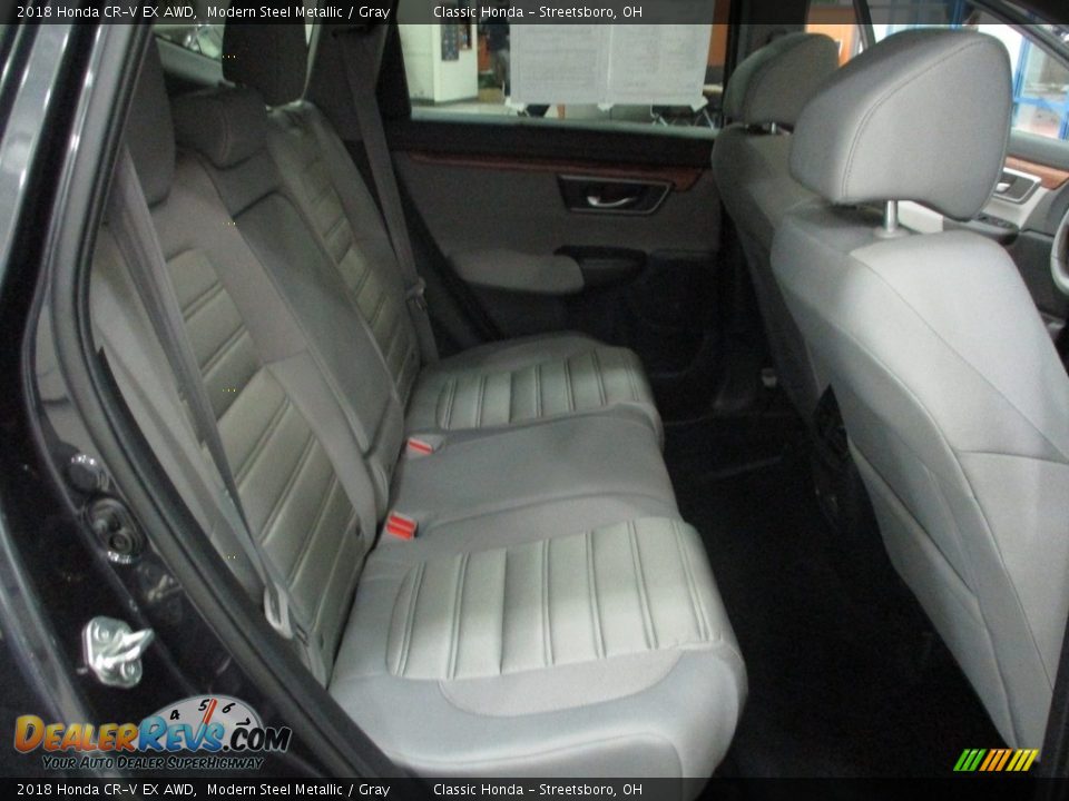 2018 Honda CR-V EX AWD Modern Steel Metallic / Gray Photo #20