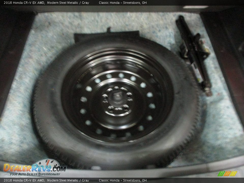 2018 Honda CR-V EX AWD Modern Steel Metallic / Gray Photo #22