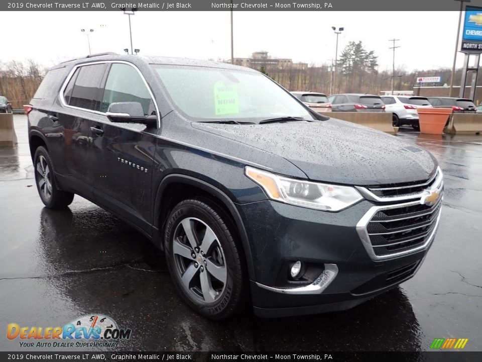 2019 Chevrolet Traverse LT AWD Graphite Metallic / Jet Black Photo #11