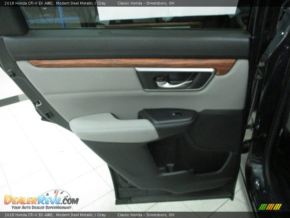 2018 Honda CR-V EX AWD Modern Steel Metallic / Gray Photo #23