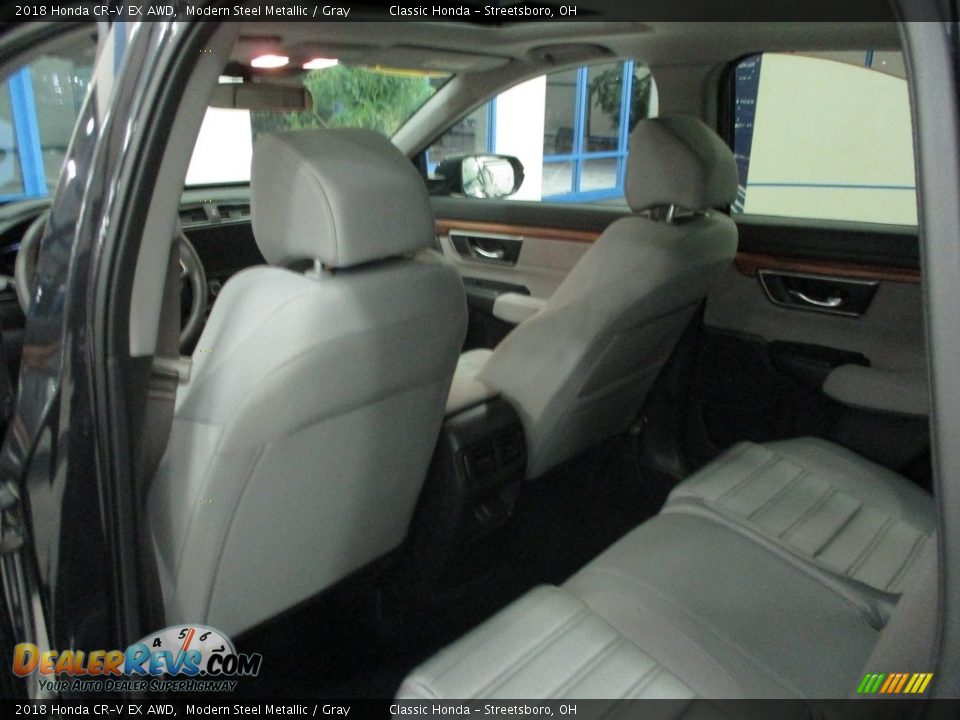 2018 Honda CR-V EX AWD Modern Steel Metallic / Gray Photo #24