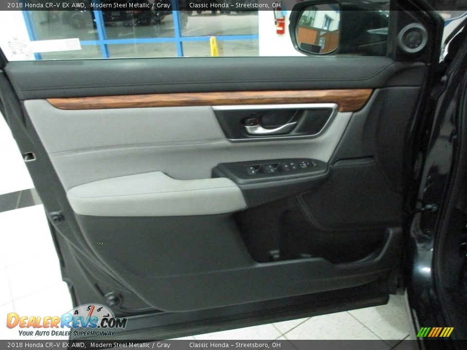 2018 Honda CR-V EX AWD Modern Steel Metallic / Gray Photo #26