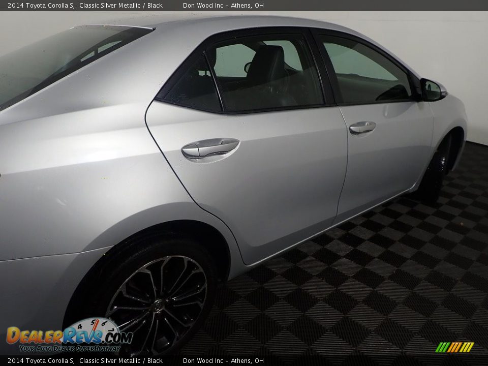 2014 Toyota Corolla S Classic Silver Metallic / Black Photo #19