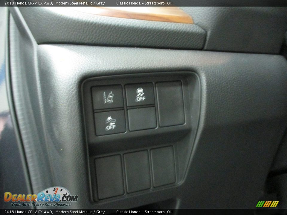 2018 Honda CR-V EX AWD Modern Steel Metallic / Gray Photo #29