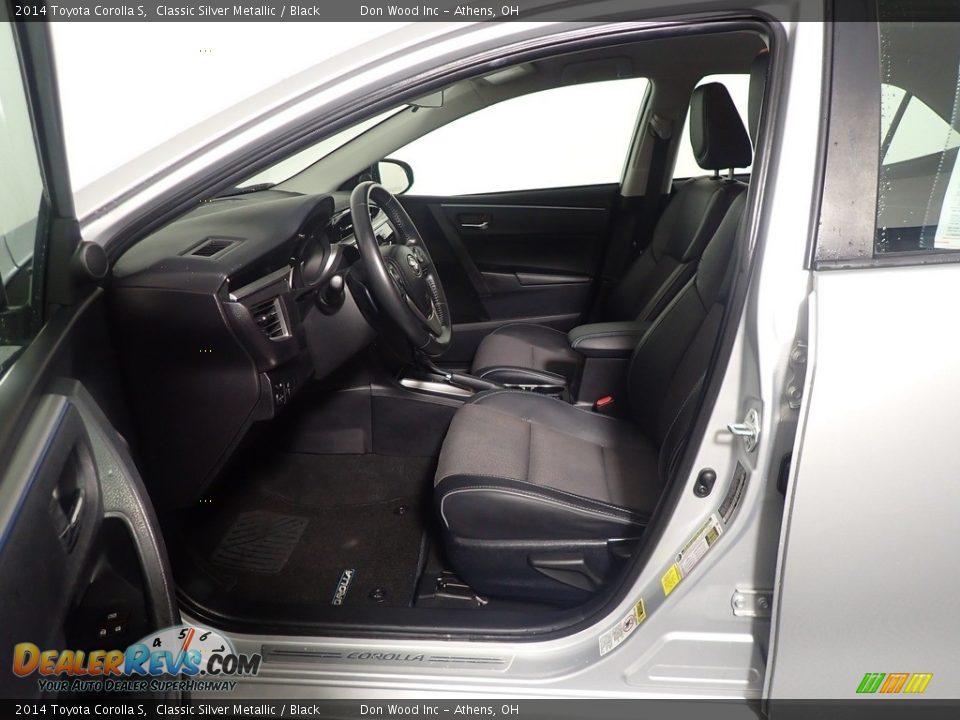 2014 Toyota Corolla S Classic Silver Metallic / Black Photo #22