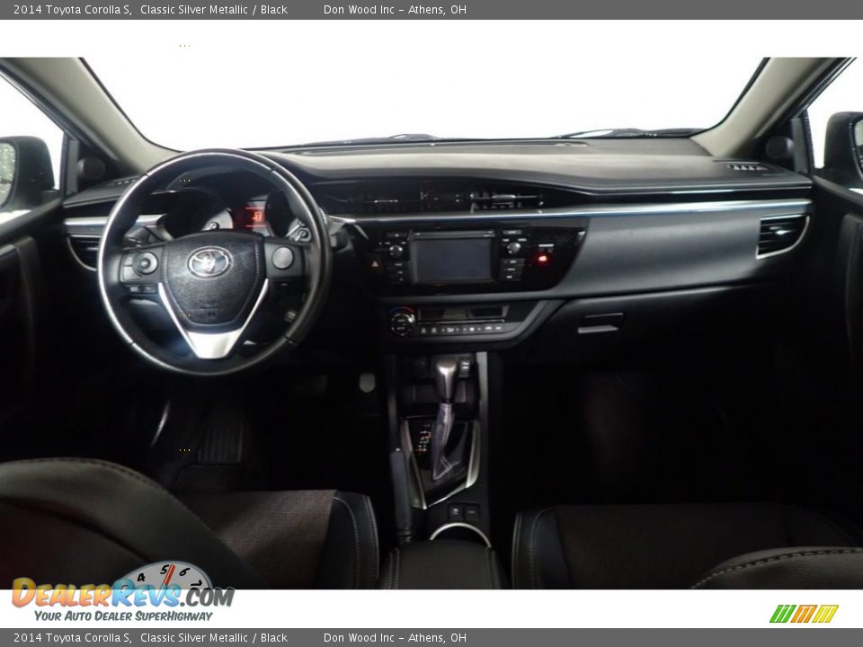 2014 Toyota Corolla S Classic Silver Metallic / Black Photo #24