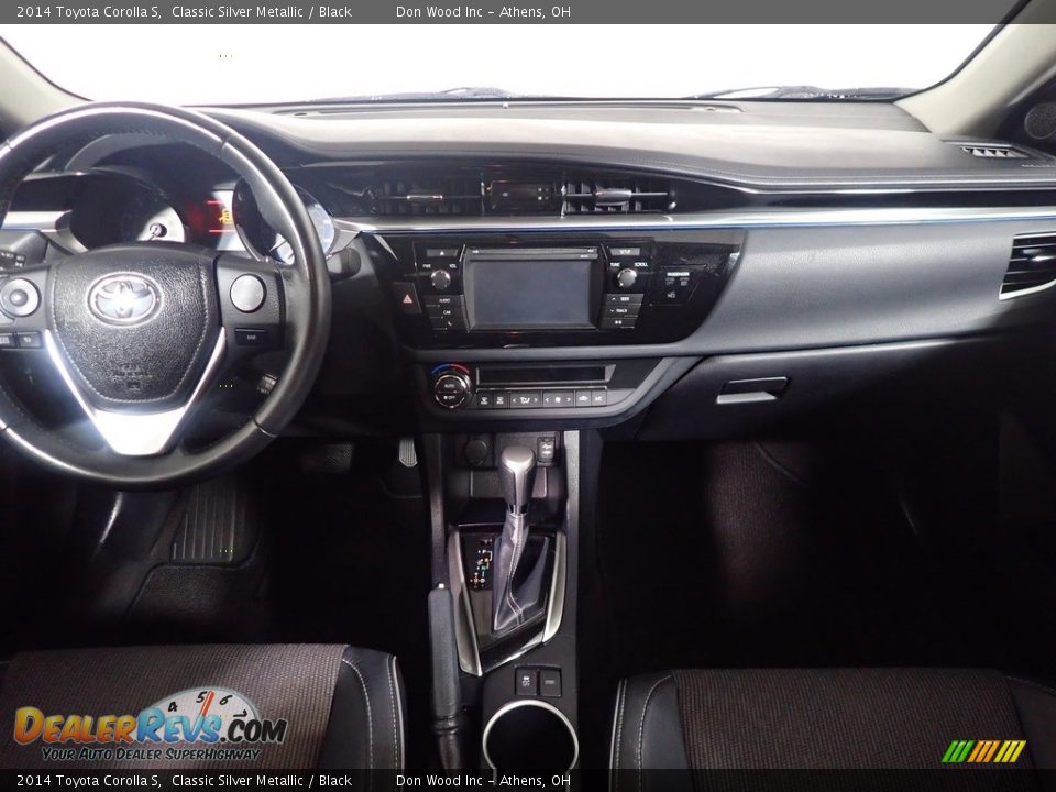 2014 Toyota Corolla S Classic Silver Metallic / Black Photo #25