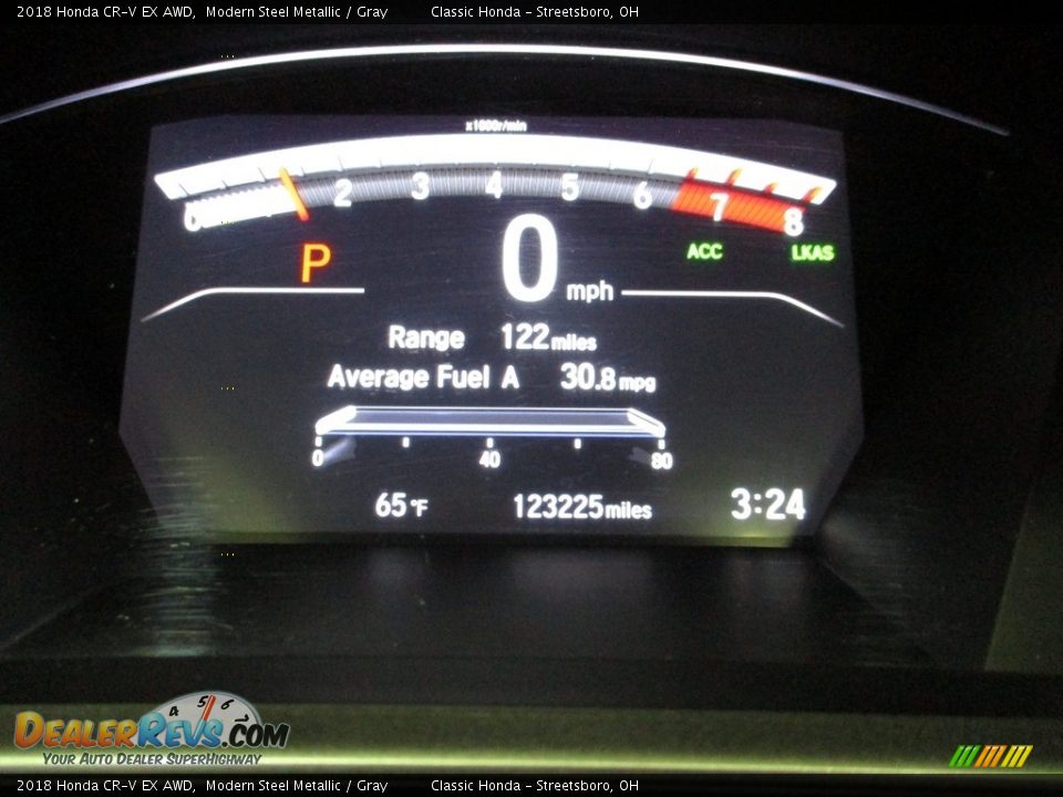2018 Honda CR-V EX AWD Modern Steel Metallic / Gray Photo #33