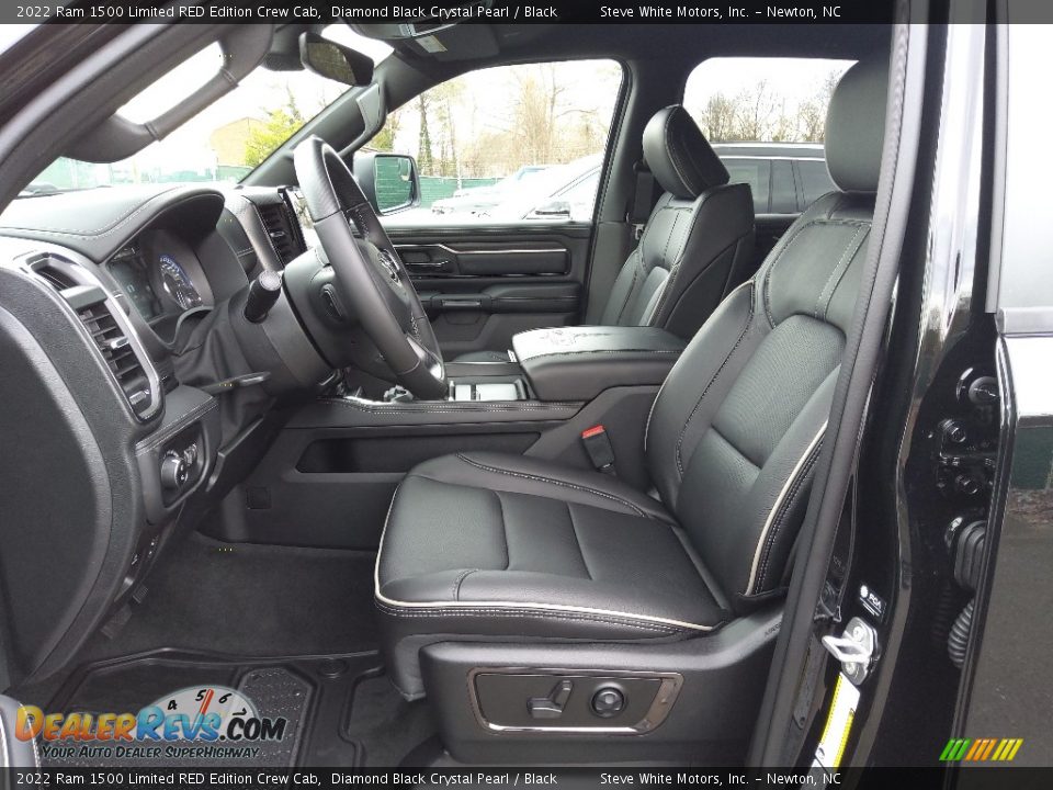 Black Interior - 2022 Ram 1500 Limited RED Edition Crew Cab Photo #12