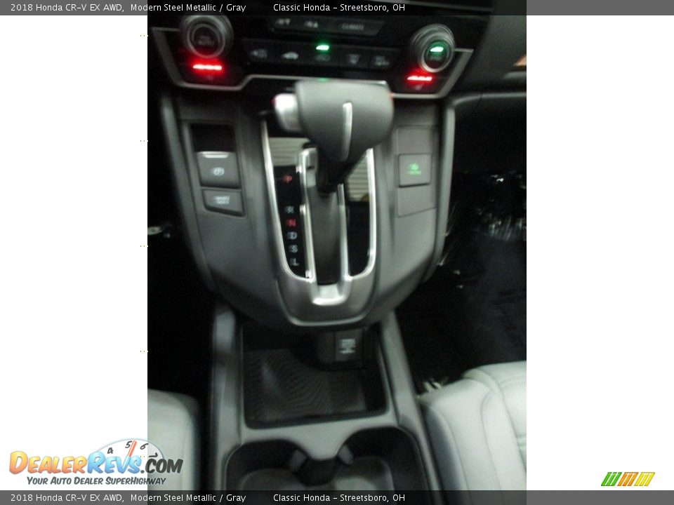 2018 Honda CR-V EX AWD Modern Steel Metallic / Gray Photo #34
