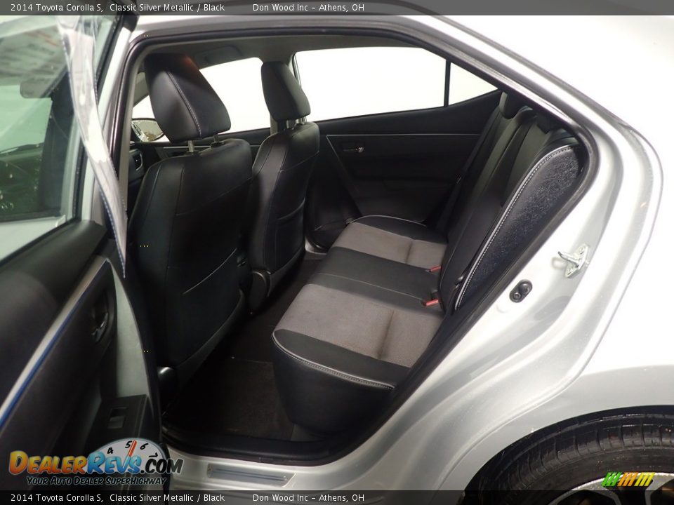 2014 Toyota Corolla S Classic Silver Metallic / Black Photo #35