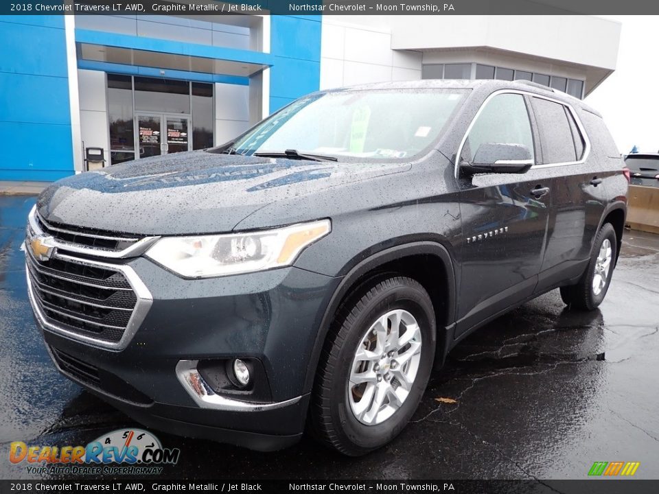 2018 Chevrolet Traverse LT AWD Graphite Metallic / Jet Black Photo #2