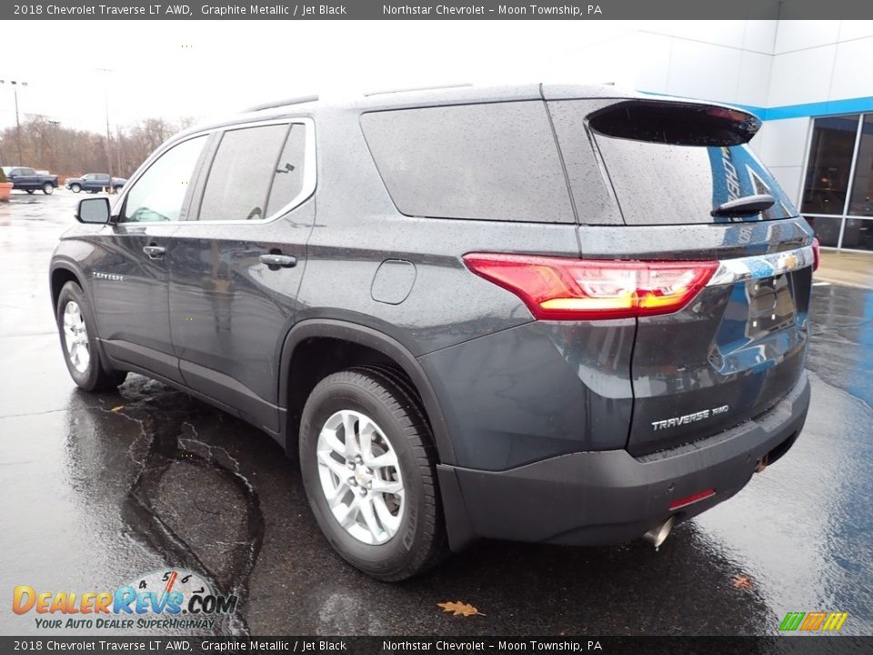 2018 Chevrolet Traverse LT AWD Graphite Metallic / Jet Black Photo #4