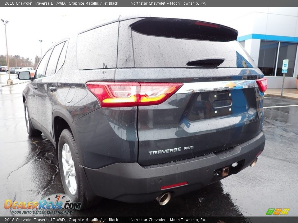 2018 Chevrolet Traverse LT AWD Graphite Metallic / Jet Black Photo #5