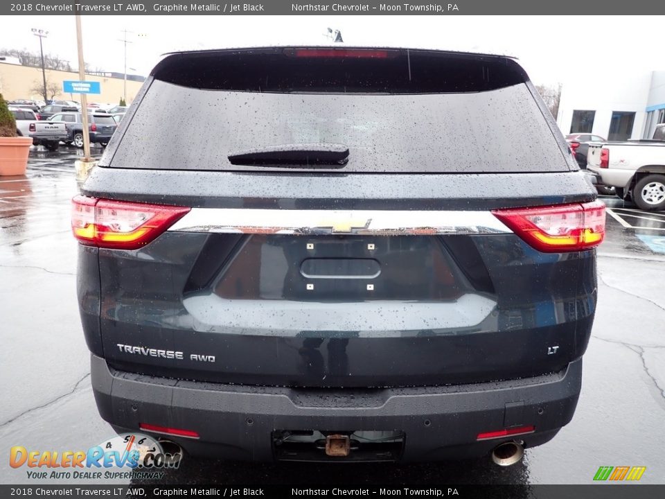 2018 Chevrolet Traverse LT AWD Graphite Metallic / Jet Black Photo #6