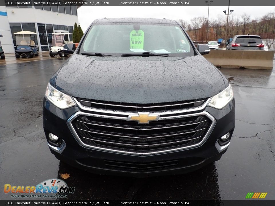 2018 Chevrolet Traverse LT AWD Graphite Metallic / Jet Black Photo #13