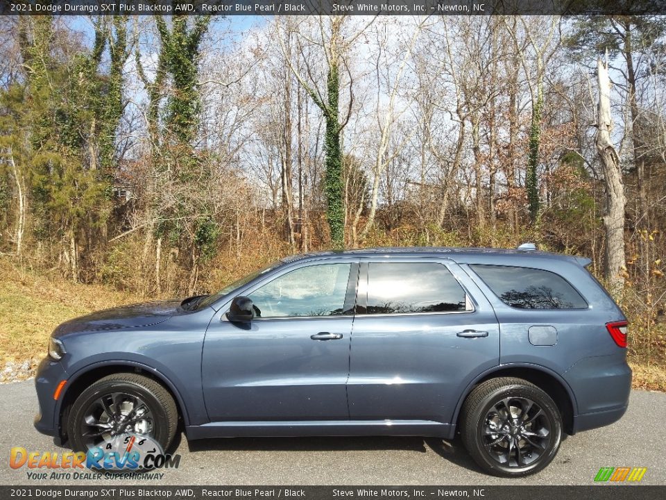 Reactor Blue Pearl 2021 Dodge Durango SXT Plus Blacktop AWD Photo #1