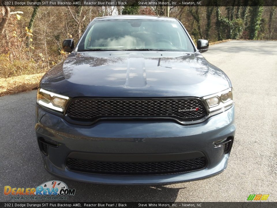 2021 Dodge Durango SXT Plus Blacktop AWD Reactor Blue Pearl / Black Photo #3