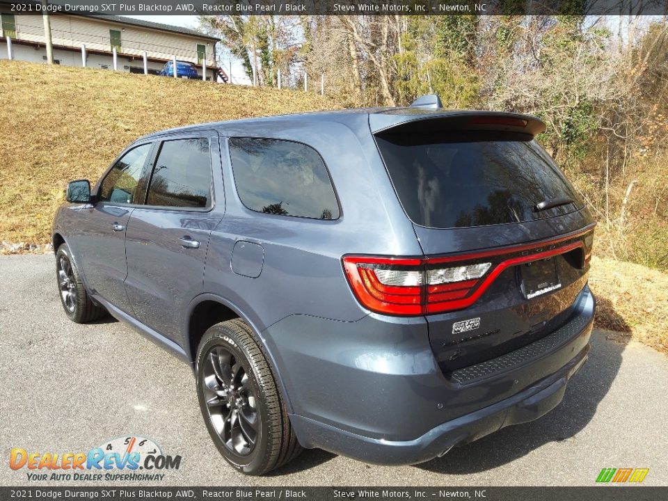 2021 Dodge Durango SXT Plus Blacktop AWD Reactor Blue Pearl / Black Photo #8