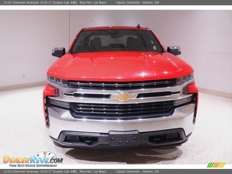 2019 Chevrolet Silverado 1500 LT Double Cab 4WD Red Hot / Jet Black Photo #2