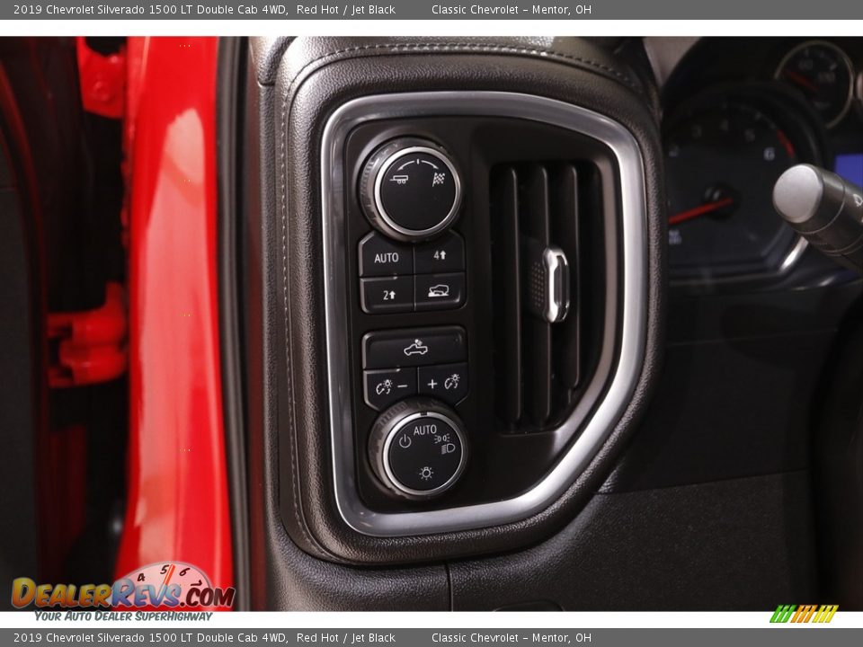 2019 Chevrolet Silverado 1500 LT Double Cab 4WD Red Hot / Jet Black Photo #6