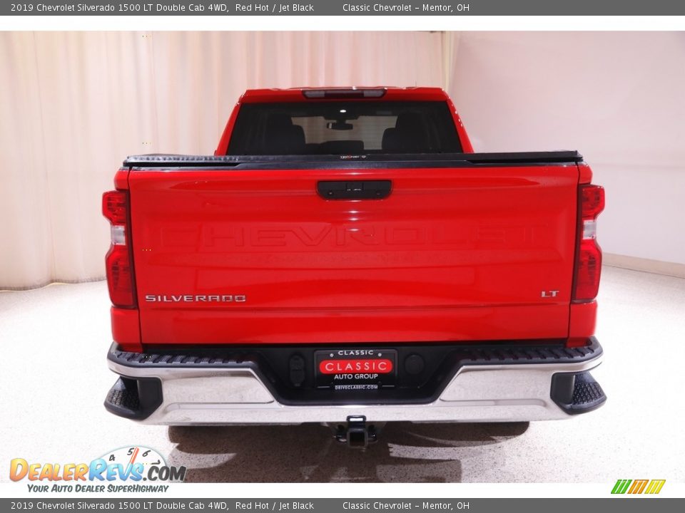 2019 Chevrolet Silverado 1500 LT Double Cab 4WD Red Hot / Jet Black Photo #17