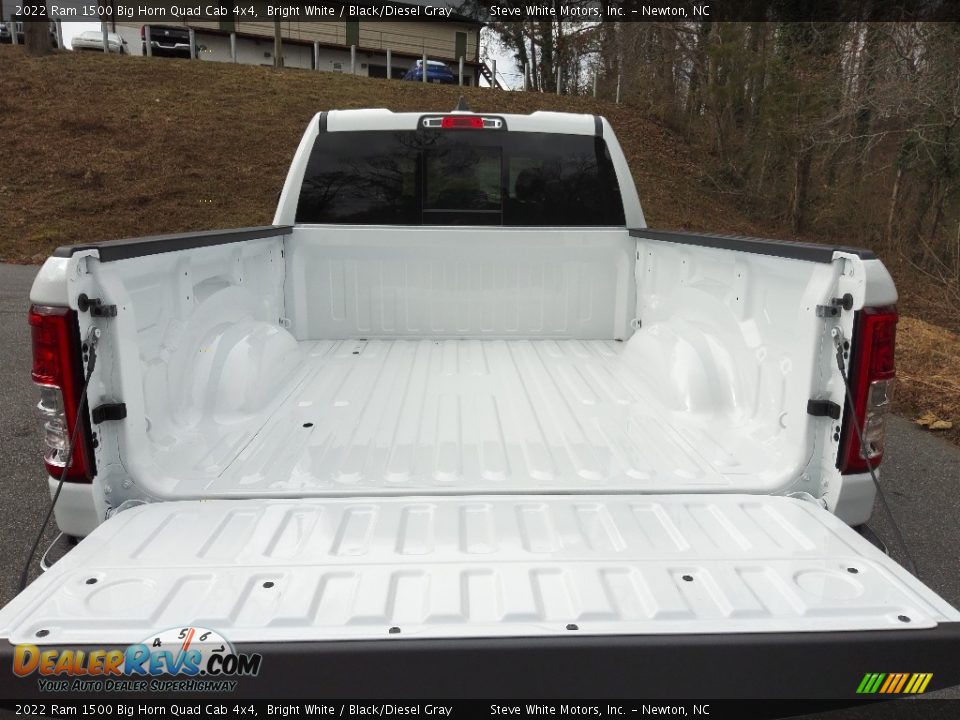 2022 Ram 1500 Big Horn Quad Cab 4x4 Bright White / Black/Diesel Gray Photo #8