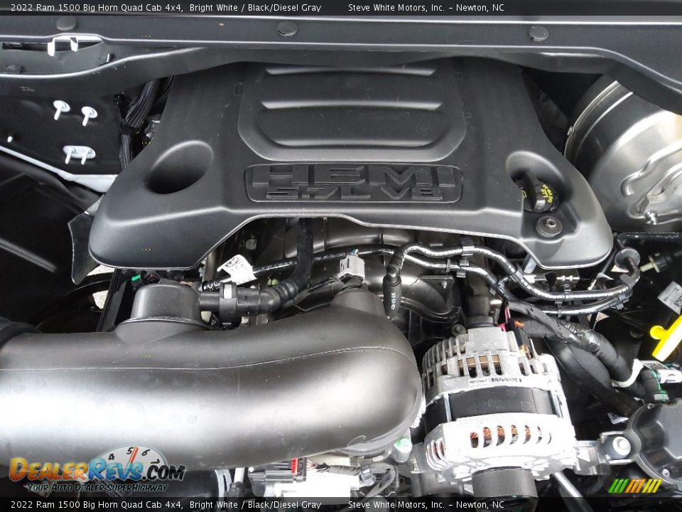 2022 Ram 1500 Big Horn Quad Cab 4x4 5.7 Liter OHV HEMI 16-Valve VVT MDS V8 Engine Photo #10