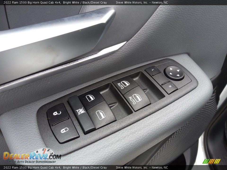 2022 Ram 1500 Big Horn Quad Cab 4x4 Bright White / Black/Diesel Gray Photo #12
