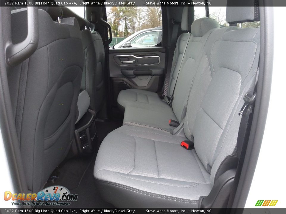 2022 Ram 1500 Big Horn Quad Cab 4x4 Bright White / Black/Diesel Gray Photo #14
