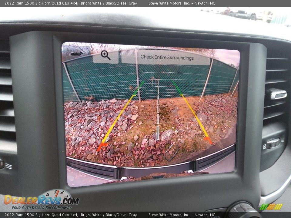 2022 Ram 1500 Big Horn Quad Cab 4x4 Bright White / Black/Diesel Gray Photo #24