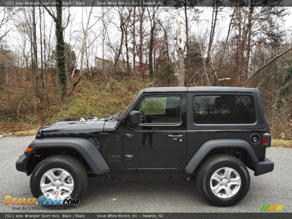 2021 Jeep Wrangler Sport 4x4 Black / Black Photo #1