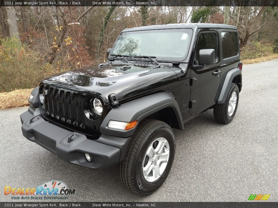 2021 Jeep Wrangler Sport 4x4 Black / Black Photo #2