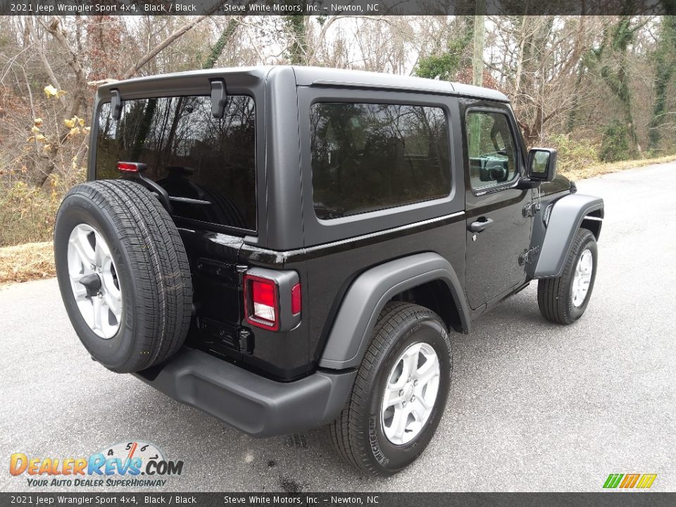 2021 Jeep Wrangler Sport 4x4 Black / Black Photo #6